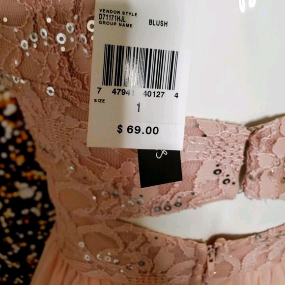 Blush Party Dress - Picture 3 of 11